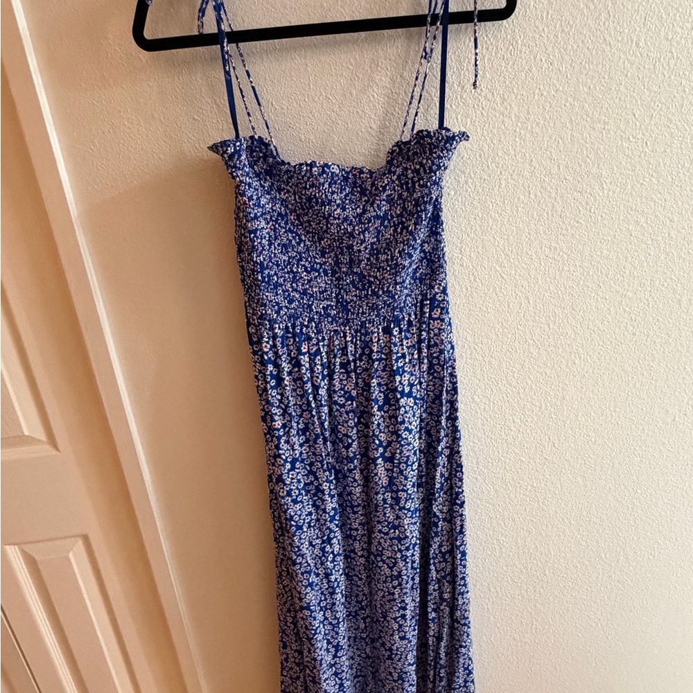 Madewell Blue Floral Dress